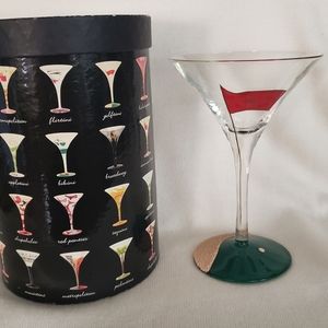 NWT Golftini Martini Cocktail Glass by Lolita